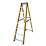 8 Tread Swing Back Fibreglass Step Ladder